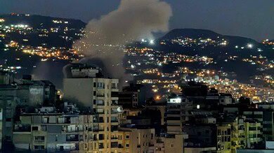 غارة على حارة حريك بالضاحية الجنوبية لبيروت