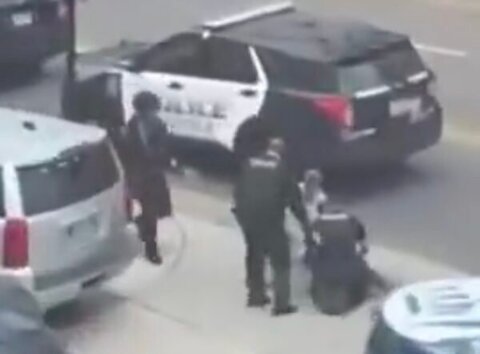 Video showing police response during the Old Dominion University shooting in Norfolk Virginia.
