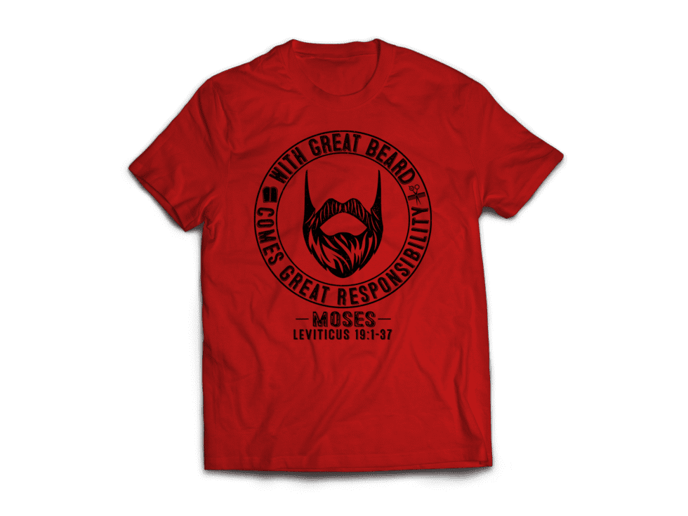 "With Great Beards" T-Shirt
