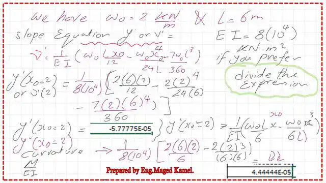 The first trial for maximum deflection distance.