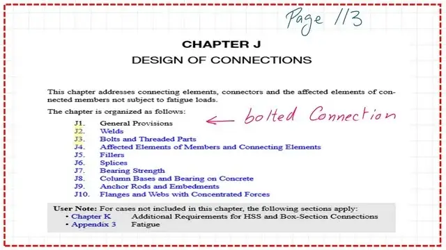 Chapter J of the AISC 360-10-16 for the design of connections.