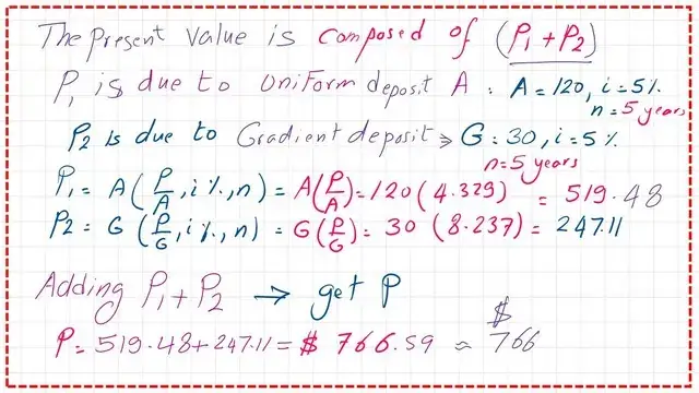 Solved problem 4.3-Arithmetic gradient-P/G.