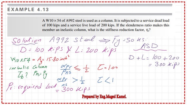 page-8-post-26-comp-1 For the ASD design, check the ratio of αPr/Pns>0.50 or not