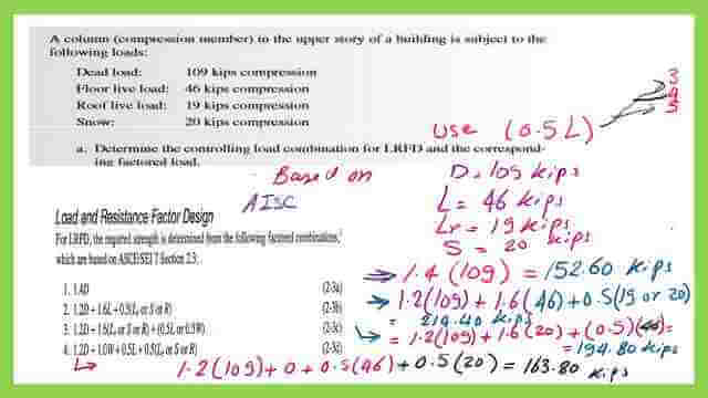 A solved problem for load combination.