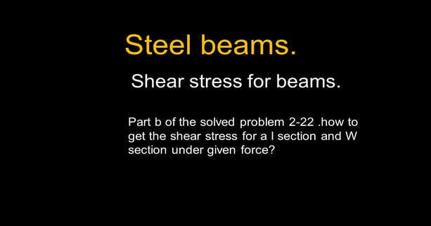 Brief data for post 21-steel beam