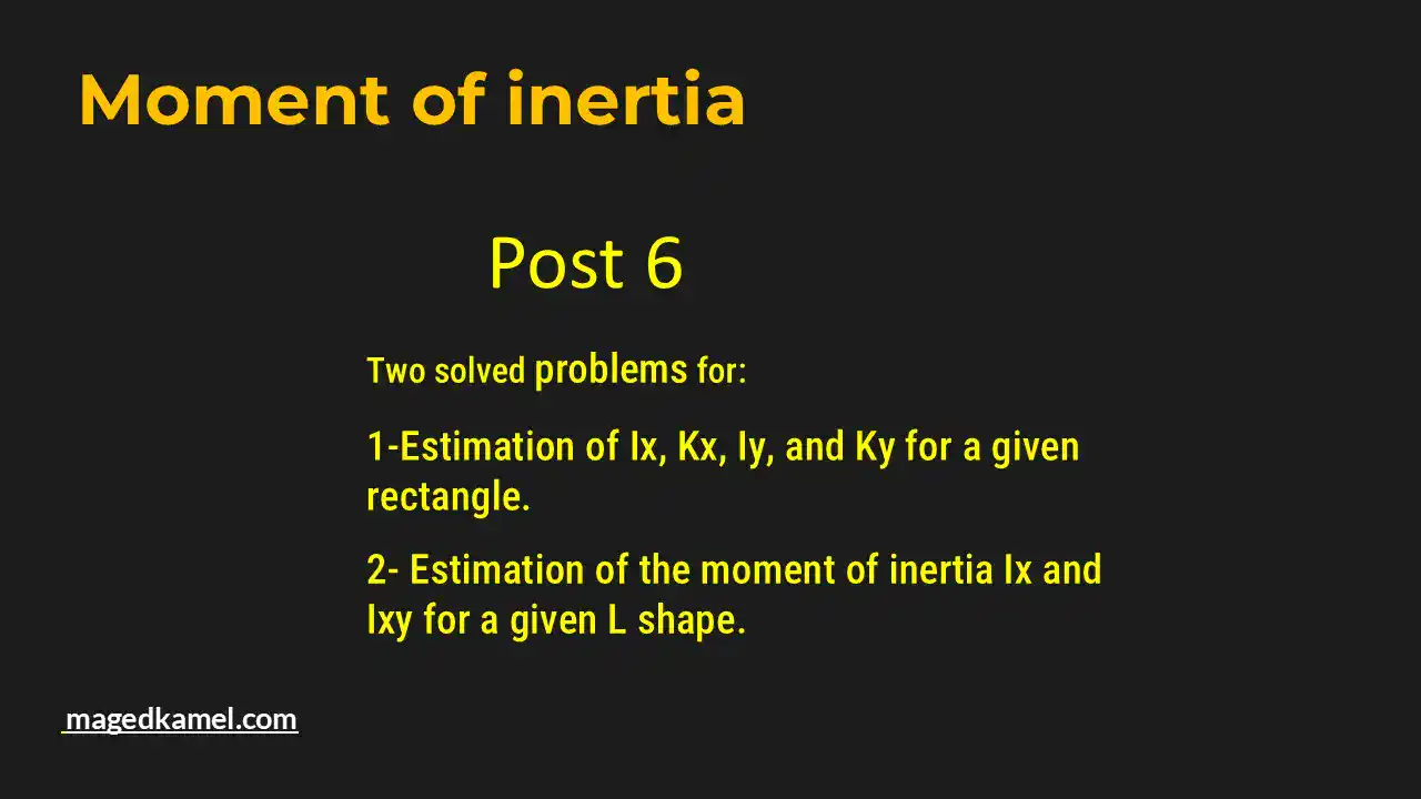 Brief data for post-6-inertia