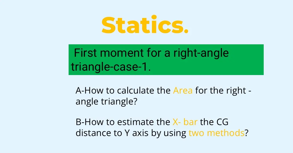 Brief illustration-Post 2-first moment of area