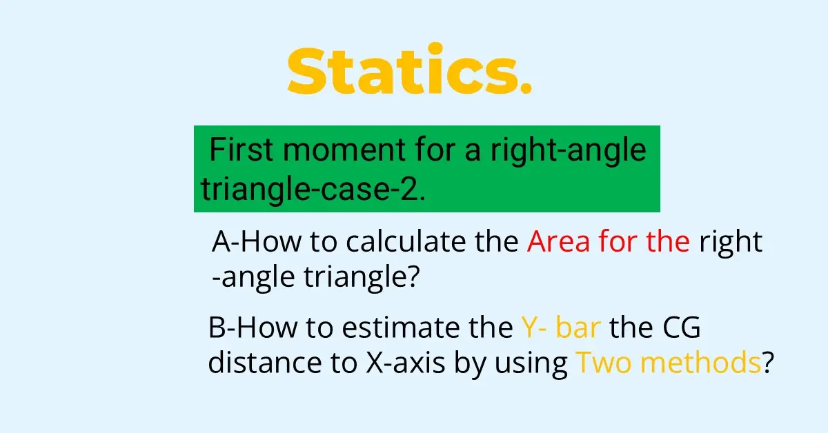 Brief illustration for Post 5-First moment of area