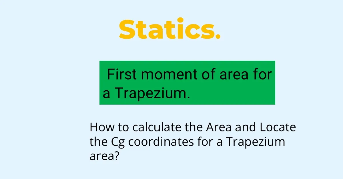 brief illustration-Post 8-Firstmoment of area for a Trapezium.