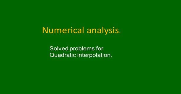 brief illustration - post 2b-numerical-interpolation
