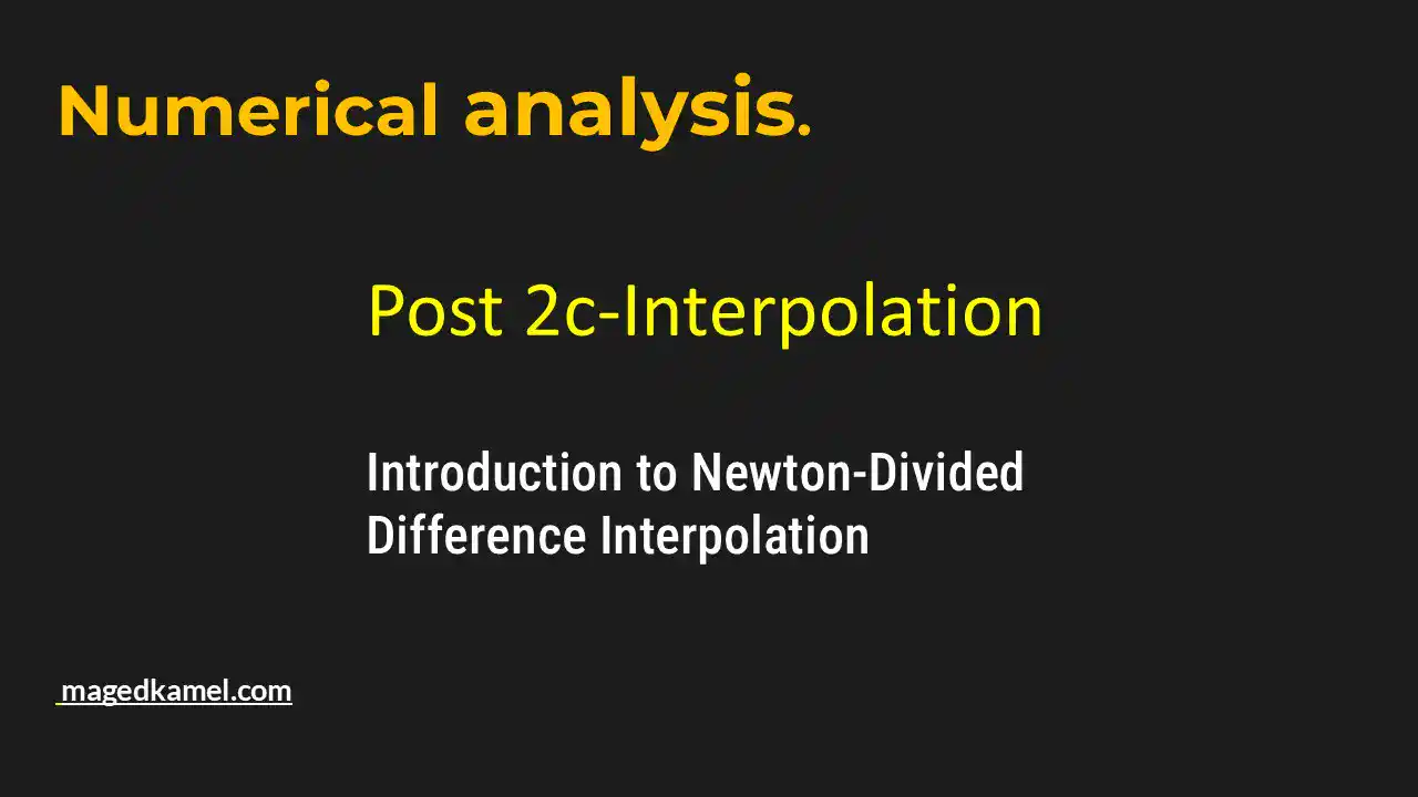 Brief illustration- post 2c-numerical-interpolation