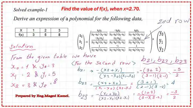 Solved problem-1. second-row expression.