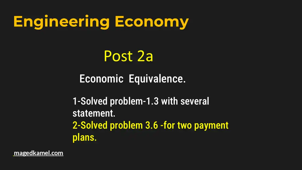 Economic equivalence.