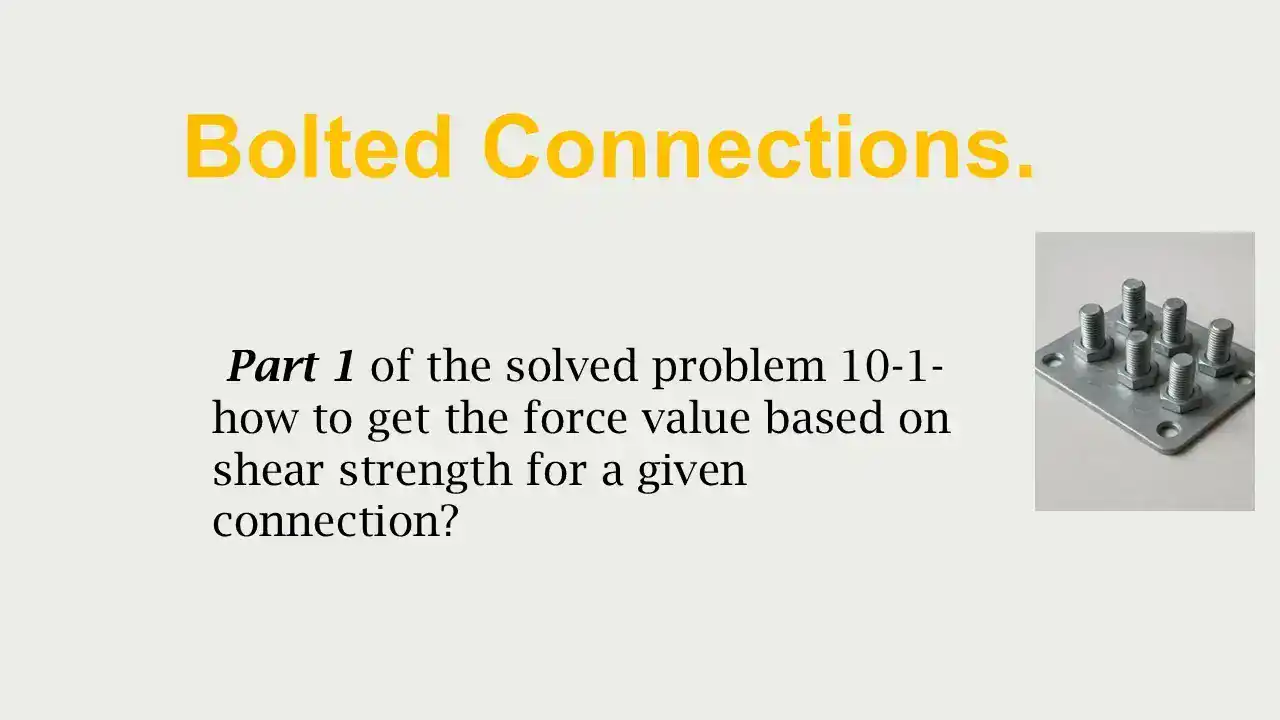 Brief illustration -post 5-bearing types connections