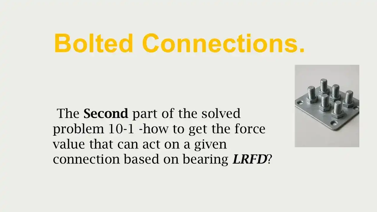 Brief illustration of post 6-bearing types connections