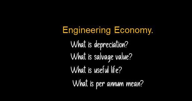 What is depreciation? What is the salvage value?