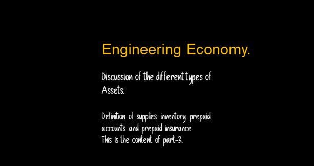 An easy approach to Assets for economy-part 3.