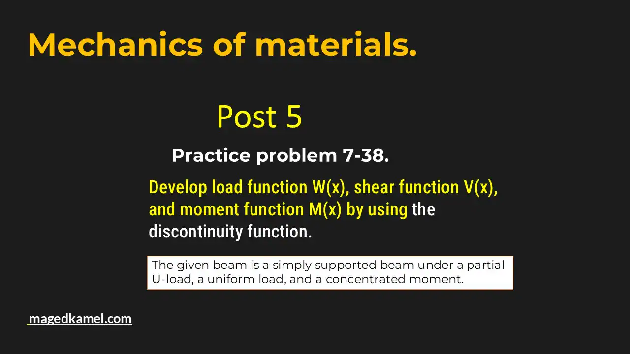 Solved problem 7-38- first part- post 5.