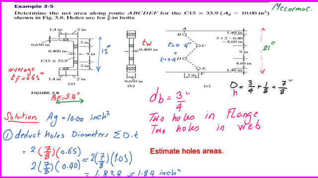 pict 8- post-5-tension The details of the I shape for the C channel.
