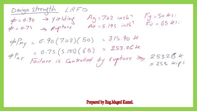 MC section-LRFD and ASD-Design strength for The Mc section.