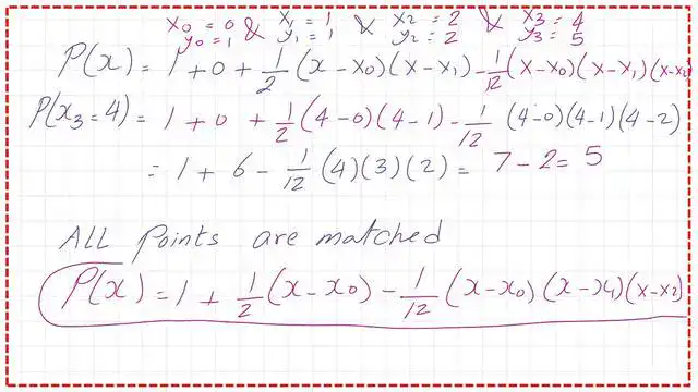 page 12-post 2D -solved problems for Newton-divided The final expression for the polynomial.