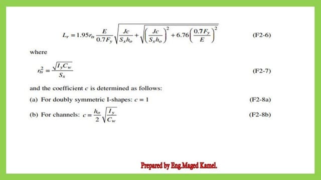 pict6A-post 13- steel beam The equation of Lr.