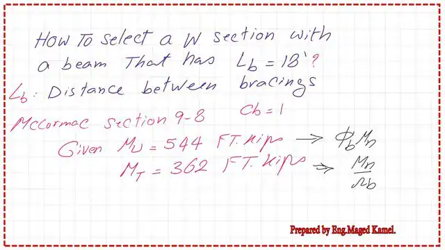 Pict-1-post-15-steel-beam How to use a design Chart 3-10 to select a section for a beam?