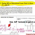 Use A/P formula to find A value.