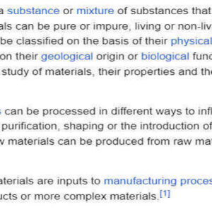 Definition of material.