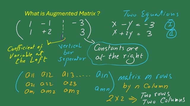 5-Augmented matrix Augmented matrix