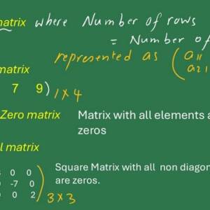 The Different Types of matrices