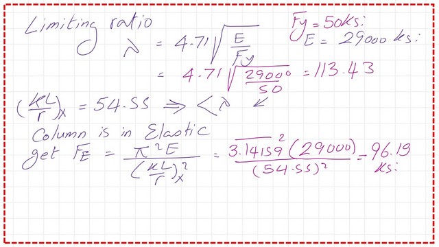 Pict -11- post 5- compression What is the value of Euler stress?