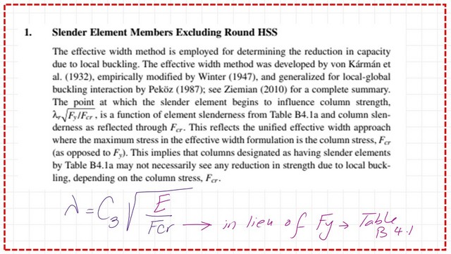 page-12-post-16b-comp The controlling lambda factor for web to thickness ratio.