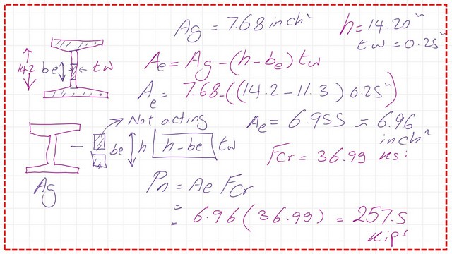 page-17-post-16b-comp What is the value of the final effective area and the nominal load?