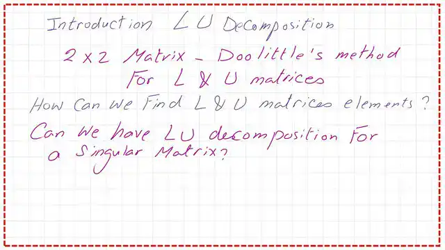 Pict 1-Post 2-linear. Introduction to the content of Post 2-Numerical.