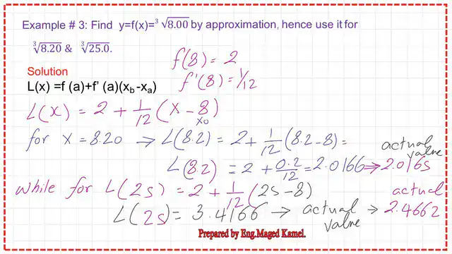 The L(x=25) for example #3.