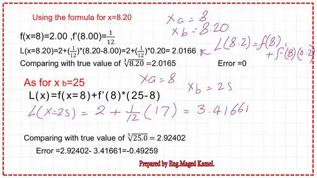 The detailed estimate for L(25).