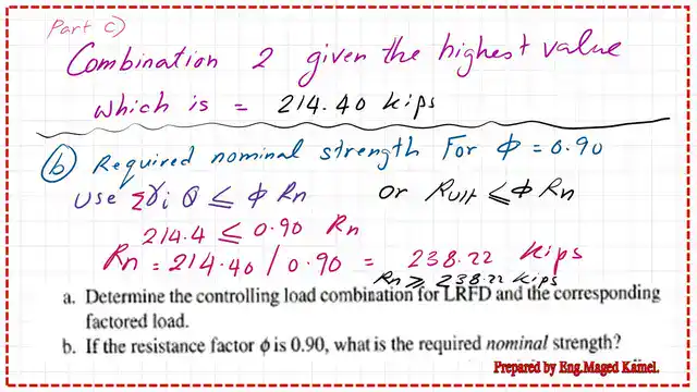 page 10-post 5-introduction to steel. Part 2 of the solved problem.