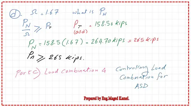 page 12-post 5-introduction to steel. Parts c and d for ASD design.