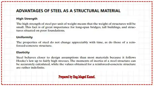 Introduction to structural steel. Advantages of steel as construction material.