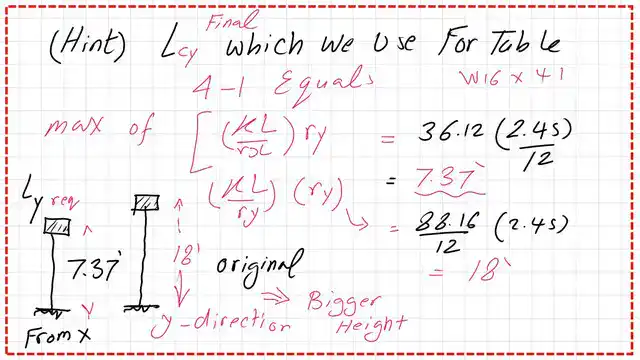 The final value of Lcy to be used.