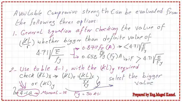 What are the different methods to find available strength?