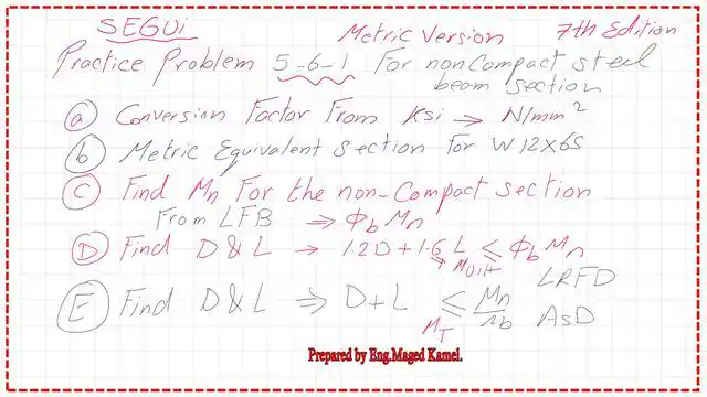 page 1- post 41m- steel beam summary for content of post 41M