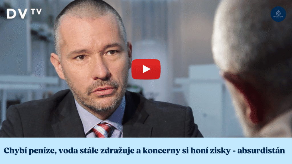 Podívejte se na video DVTV: Cena vody zdražuje, prý chybí peníze, přitom si koncerny vyplácí stamilióny