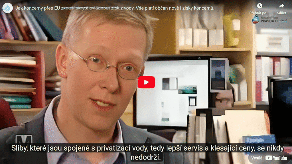 VIDEO Německo: Koncerny zkouší přes EU skrytě privatizovat zisky a zestátnit náklady na vodu