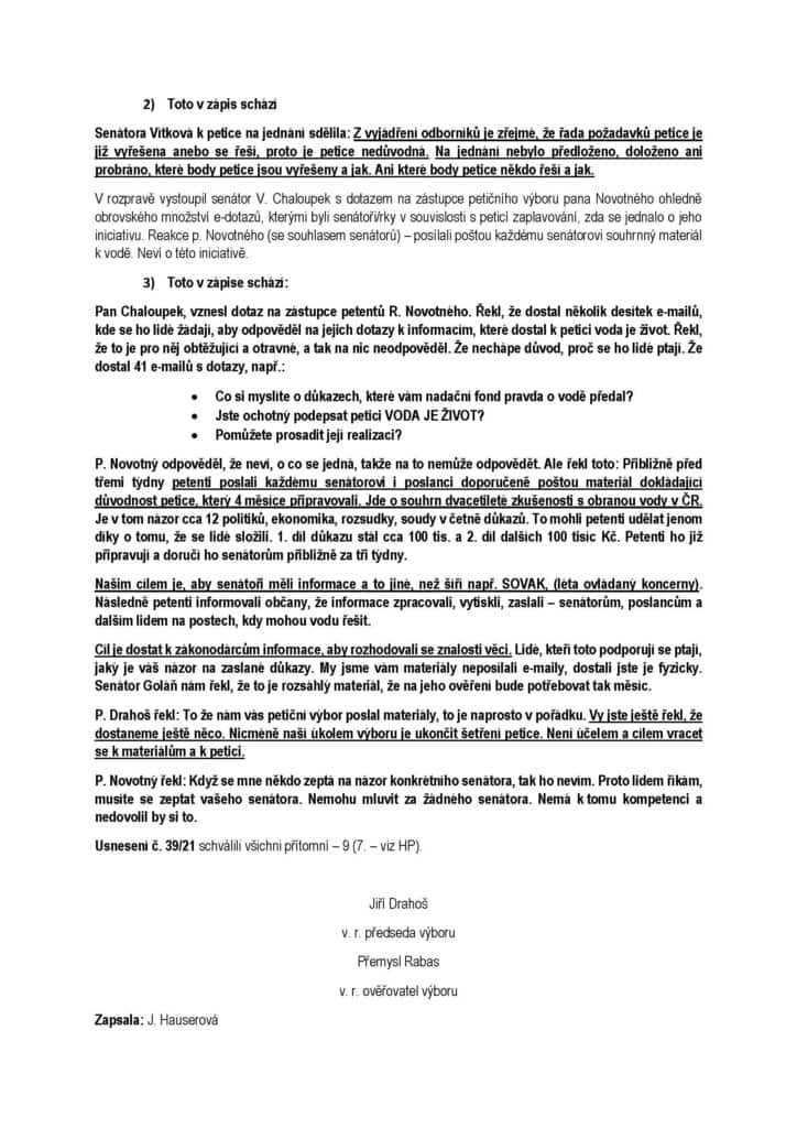 Cely pravdivy zapis z jednani vyboru opraveny a doplneny Stranka 2