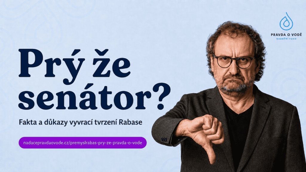 Přemysl Rabas a petice VODA JE ŽIVOT: co ukazují fakta a co tvrdí Rabas?