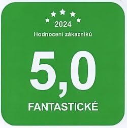 Hodnocení zákazníků Nadace Pravda o vodě, 2024, 5,0, vynikající recenze, kvalita a spolehlivost v oblasti ochrany vody, zákaznická spokojenost, ekologická iniciativa.