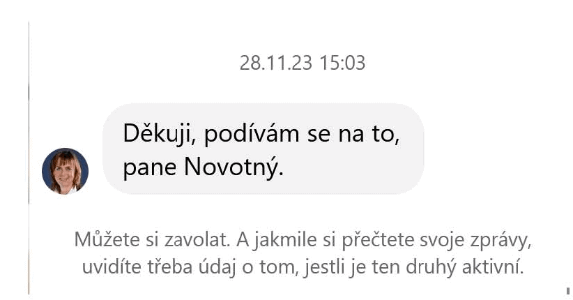 Děkuji za materiály, prostuduji si je 