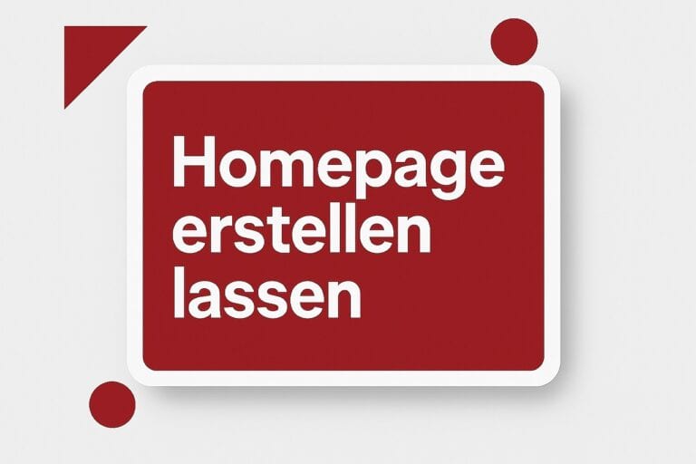 Homepage erstellen lassen